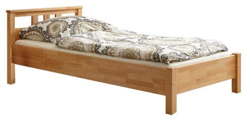 Bett "Merci", aus Buche, buchefarben - Buchefarben, KONVENTIONELL, Holz (100/200cm) - MID.YOU