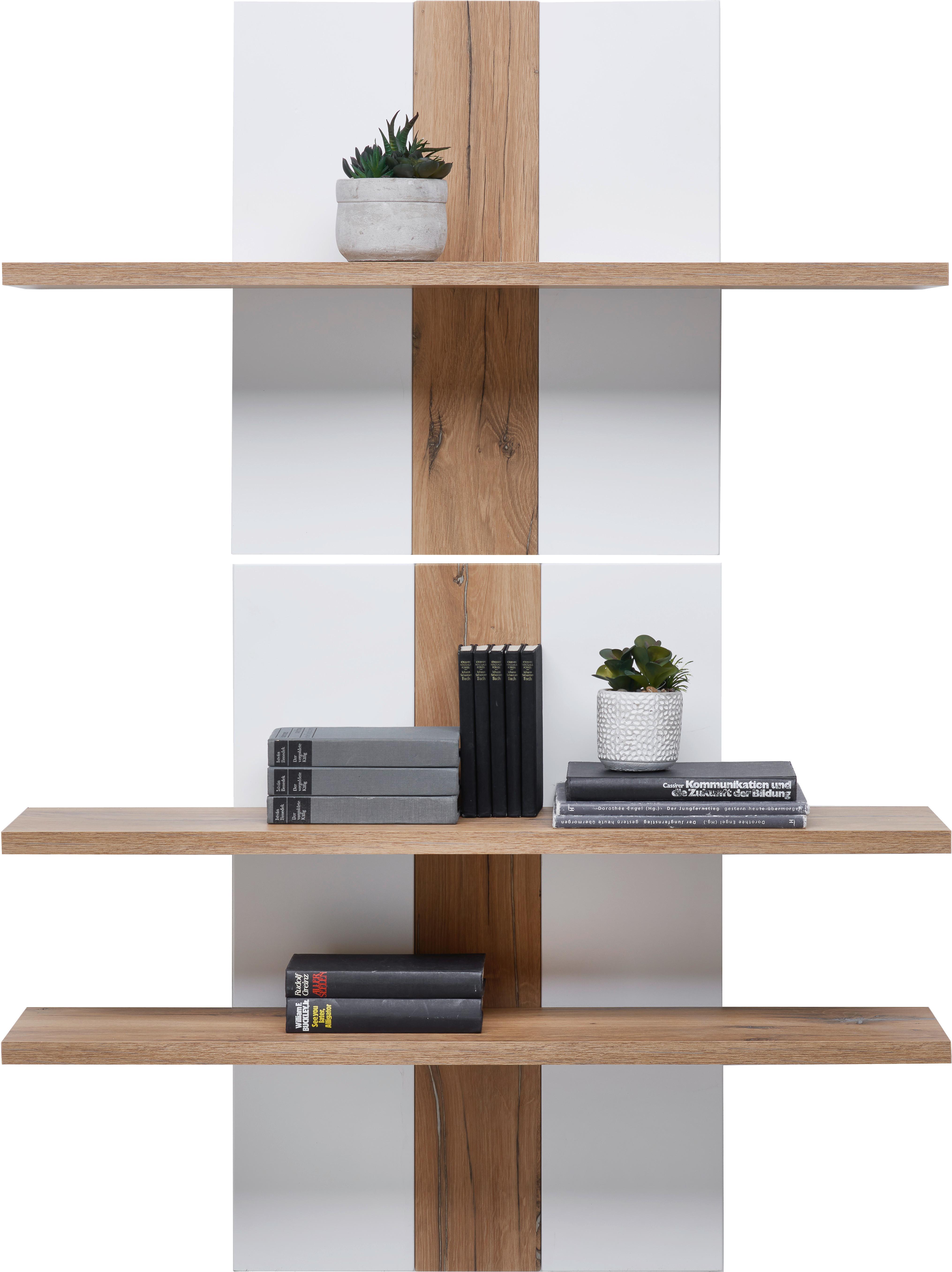 Polica Zidna Auris - Modern, drvni materijal (100/143/25cm) - Modern Living