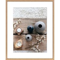 RAMKA NA ZDJĘCIA NORDIC EICHE - kolor dębowy, Basics, materiał drewnopochodny/szkło (40/50cm)