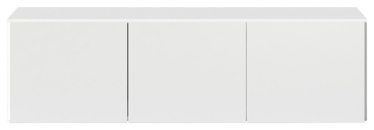 Nastavak Ormara Max - bijela/bijela visoki sjaj, Konvencionalno, drvni materijal (136/39/54cm) - Modern Living