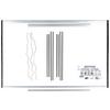 MONTERINGSPAKET UNIT -BASED- - svart, Modern, metall/plast - Based