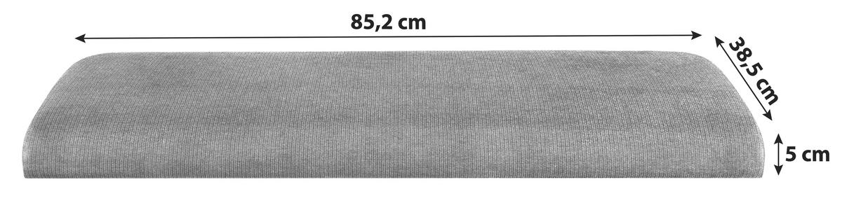 PERNĂ PENTRU șEZUT HARVEY - gri, Modern, textil (85,5/5/38,5cm) - Zandiara