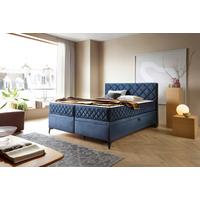 Box Krevet Smart - tamno plava/crna, Moderno, drvni materijal/plastika (180/200cm) - Premium Living