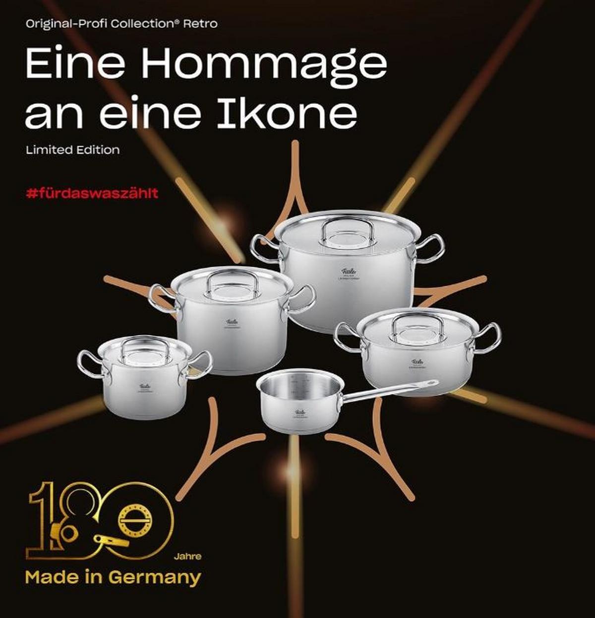 ZESTAW GARNKÓW 87-120-05-000/0 FISSLER - kolor stalowy, Basics, metal - Fissler