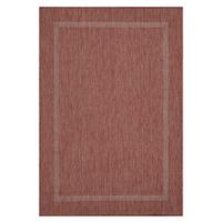 Flachwebeteppich Relax Rot ca. 120x170cm - Rot, Basics, Textil (120/170cm) - Novel