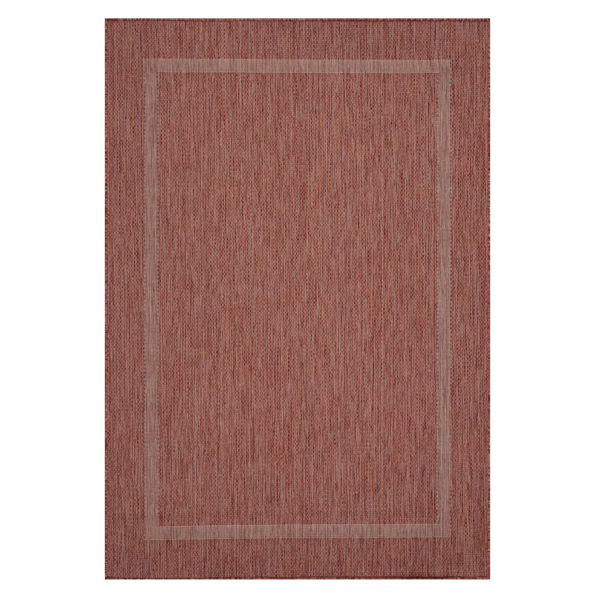 Flachwebeteppich Relax Rot ca. 120x170cm - Rot, Basics, Textil (120/170cm) - Novel