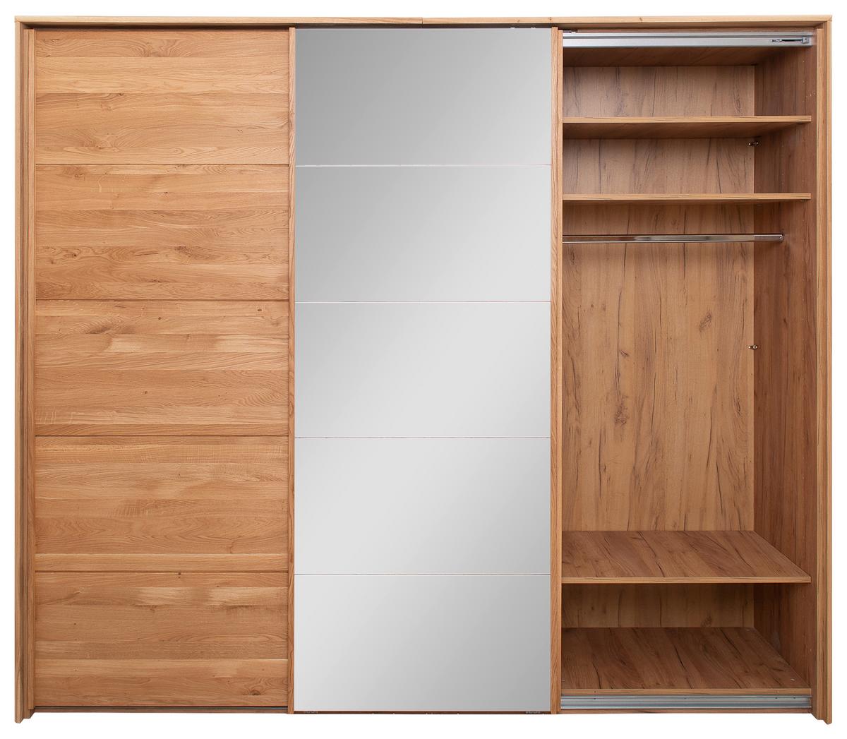 Schwebetürenschrank Monterray Eichefarben - Eichefarben, KONVENTIONELL, Holz/Holzwerkstoff (250/222/60cm) - ecoTree
