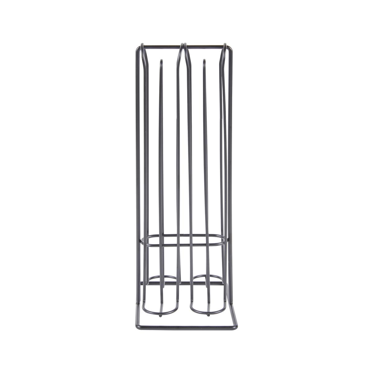 Kávékapszula Tartó Vanja - fekete, Modern, fém (12/29/10cm)
