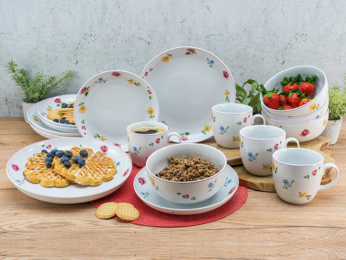 Kombinirani Servis All Round Summertime, 10-Delni - večbarvno, Konvencionalno, keramika - Creatable