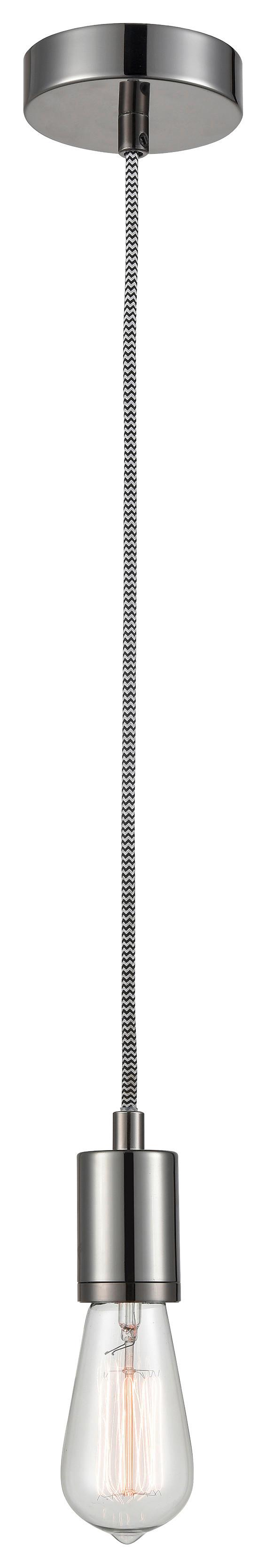 Schnurpendel Jannis max. 25 Watt - Chromfarben, MODERN, Metall (120cm) - Modern Living