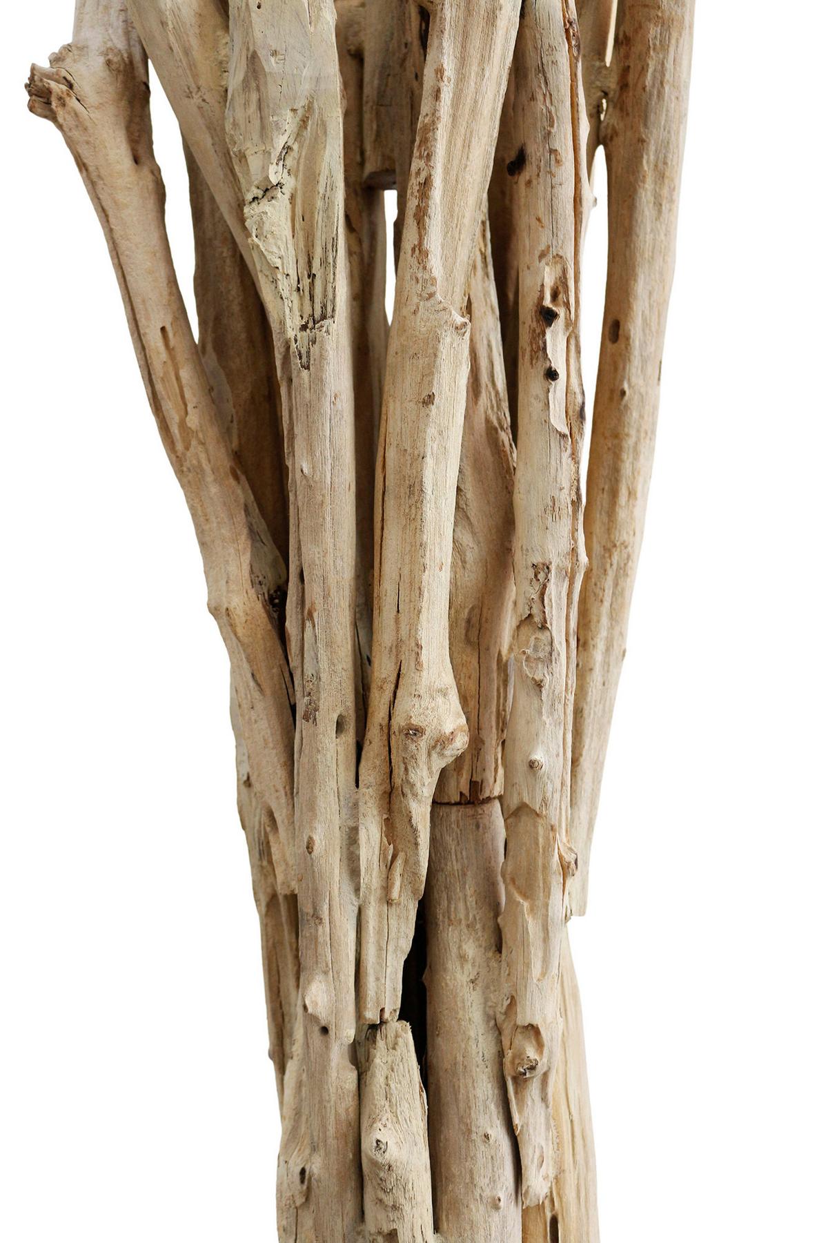 Stoječa Svetilka Driftwood - bela, Design, tekstil/les (30/150/30cm) - P & B