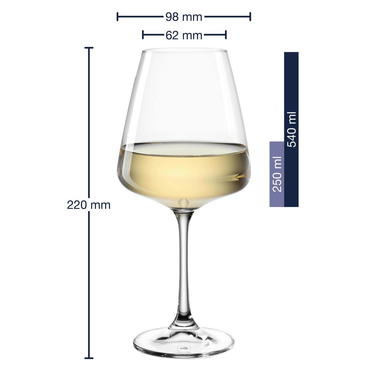 KOMPLET SZKŁA STOŁOWEGO 066313 - przejrzysty, Design, szkło - Leonardo