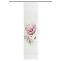 ZASŁONA PANELOWA MELIORA - różowy/biały, Natur, tkanina (60/245cm)