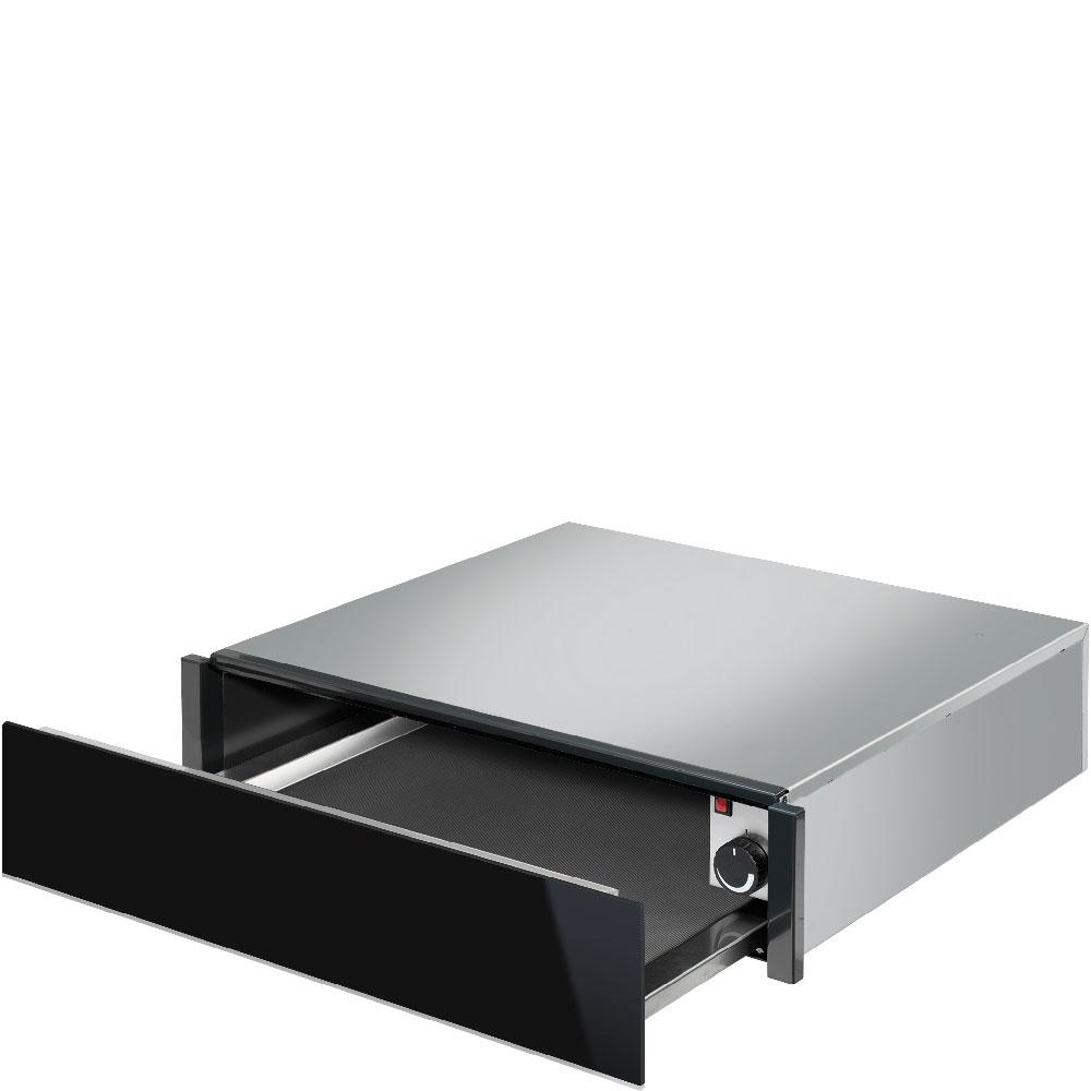 Wärmeschublade CPR615NX - Schwarz Hochglanz/Schwarz (59,7/13,5/55,6cm) - SMEG