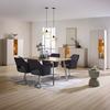 STOL MED ARMSTÖD VALLETTA - kromfärg/antracit, Klassisk, metall/textil (61/85/60cm) - Premium Living