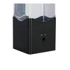 LAMPE DÉCORATIVE LED QUALI - Transparent/noir, MODERN, matière synthétique (7,5/7,5/23,3cm) - Mömax