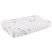 Nackenkissen Lavendel in Weiss ca. 30x47cm - Weiss, Textil (30/47cm) - Nadana