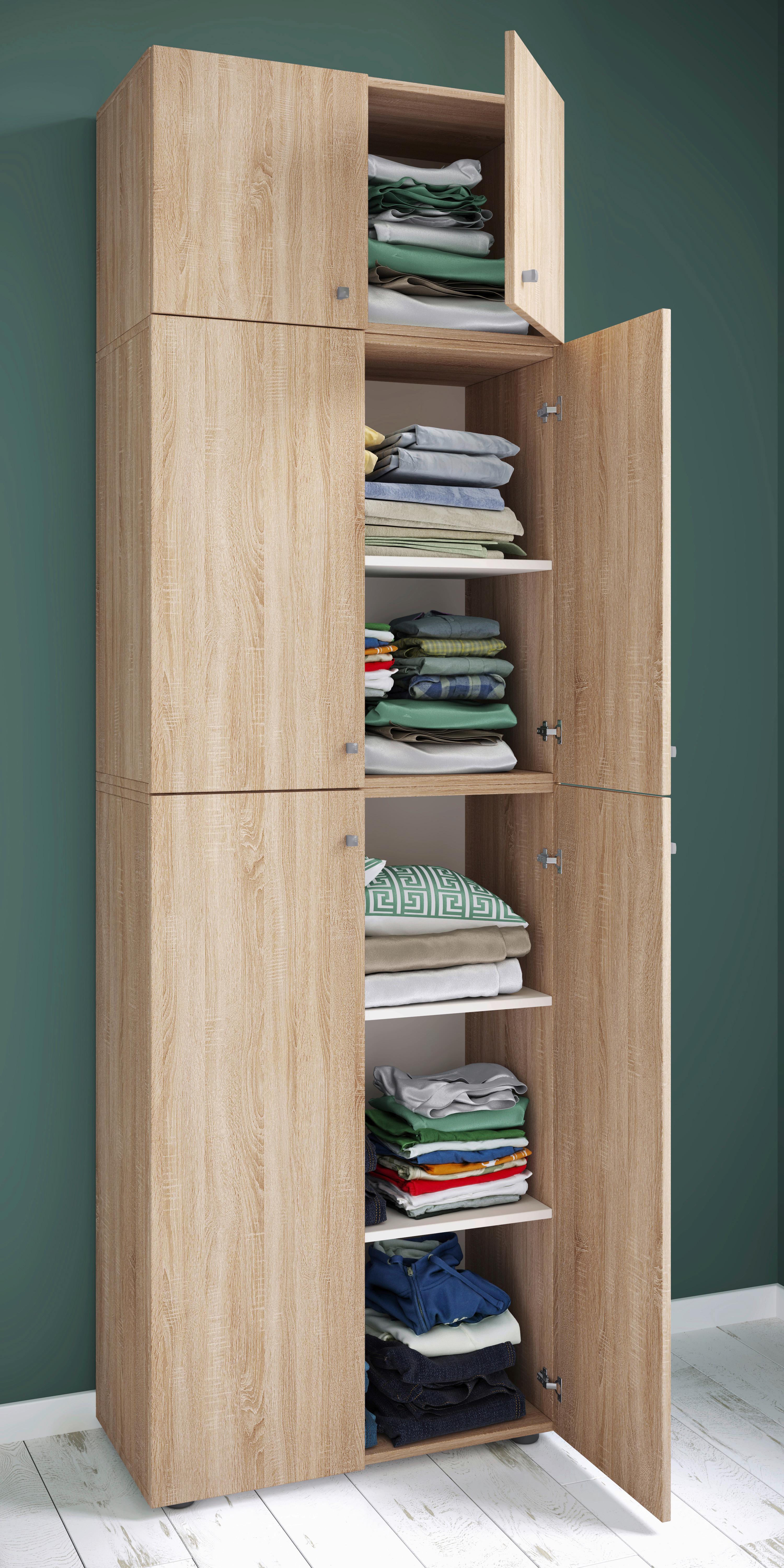 Kleiderschrank Lona XXL Sonoma Eiche ca. 70x223x39 cm - Sonoma Eiche, MODERN, Holzwerkstoff (70/223/39cm) - MID.YOU