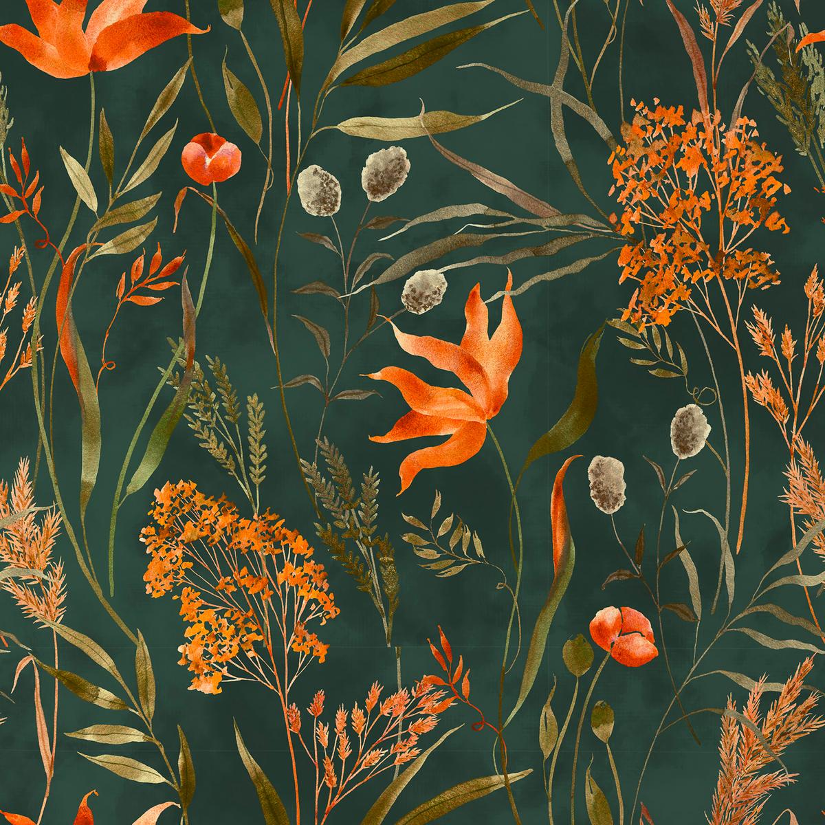 Bettwäsche Nora XXL Grün ca. 200x200cm - Grün, MODERN, Textil (200/200cm) - Mömax