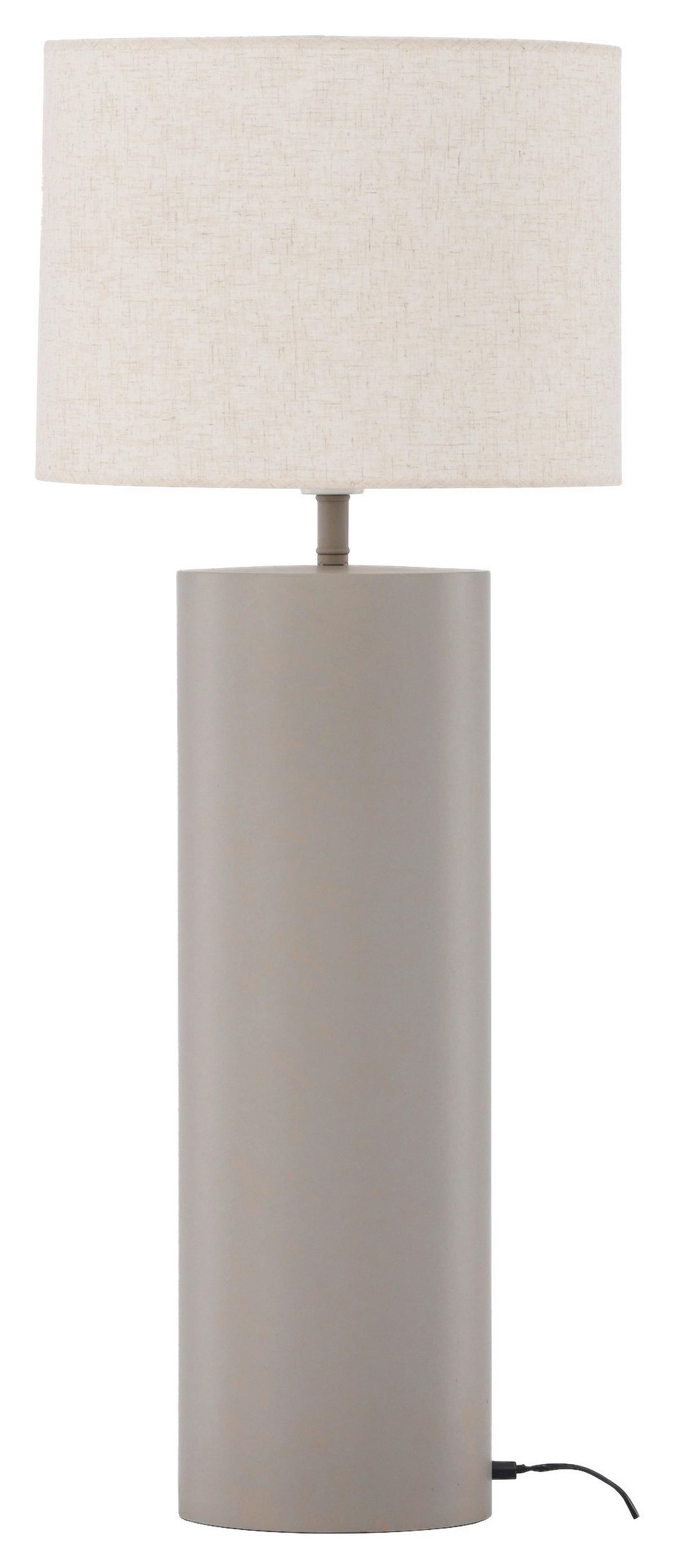 STEHLEUCHTE UMEÅ X JOSEFIN LUSTIG - Grau, Basics, Textil (40/100/40cm) - P & B