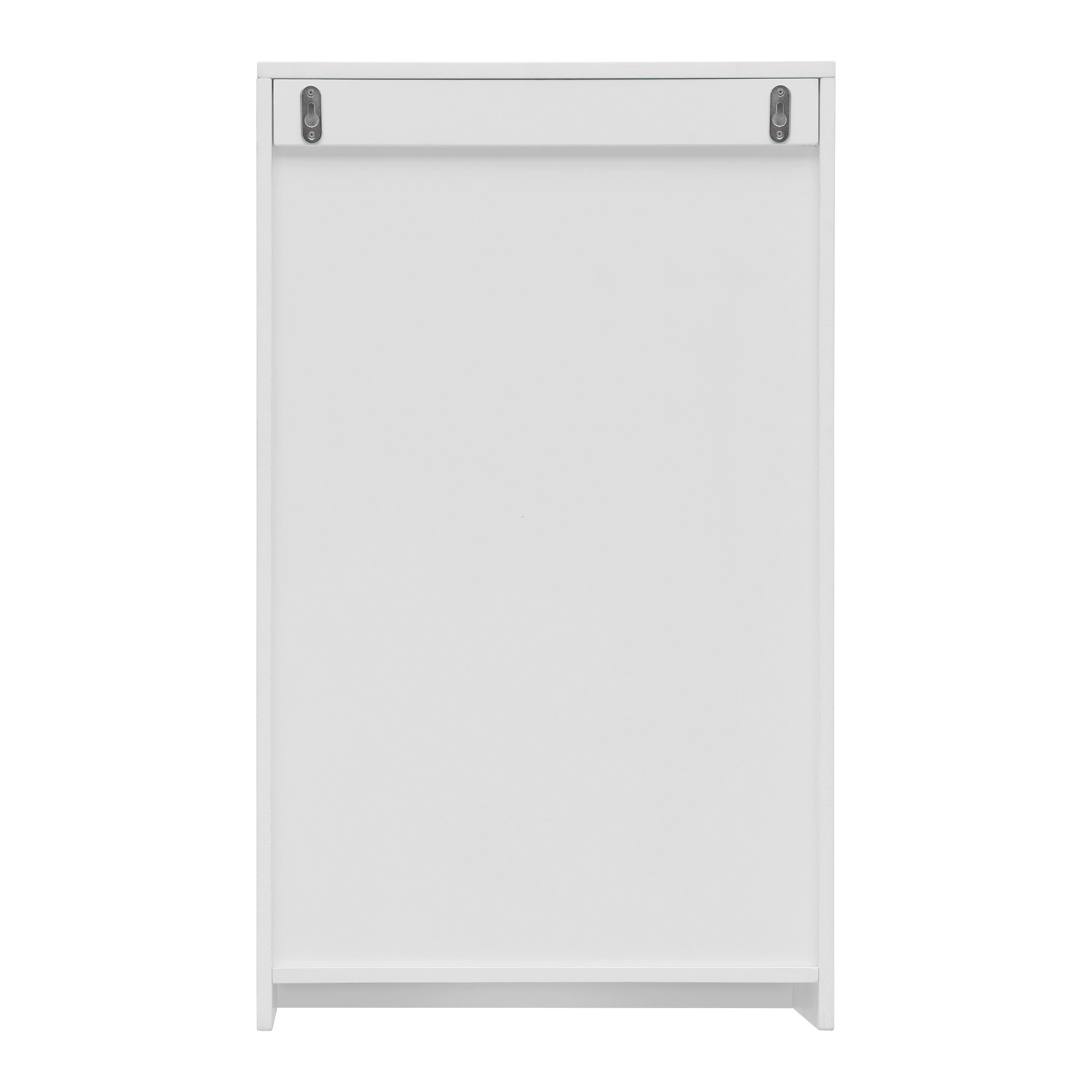 HYLLA SETTO -TREND- - vit, Romantik / Lanthus, trämaterial (45/75/31cm) - Premium Living