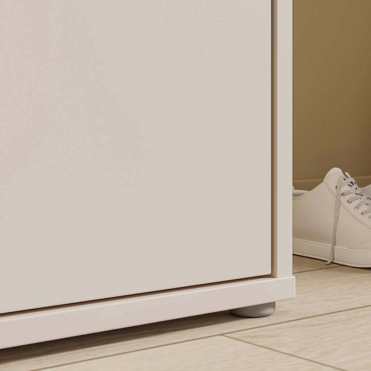 Dulap pentru pantofi ALICE SPRINGS - nisipiu, Modern, material pe bază de lemn (74,5/99,1/34,9cm) - Modern Living