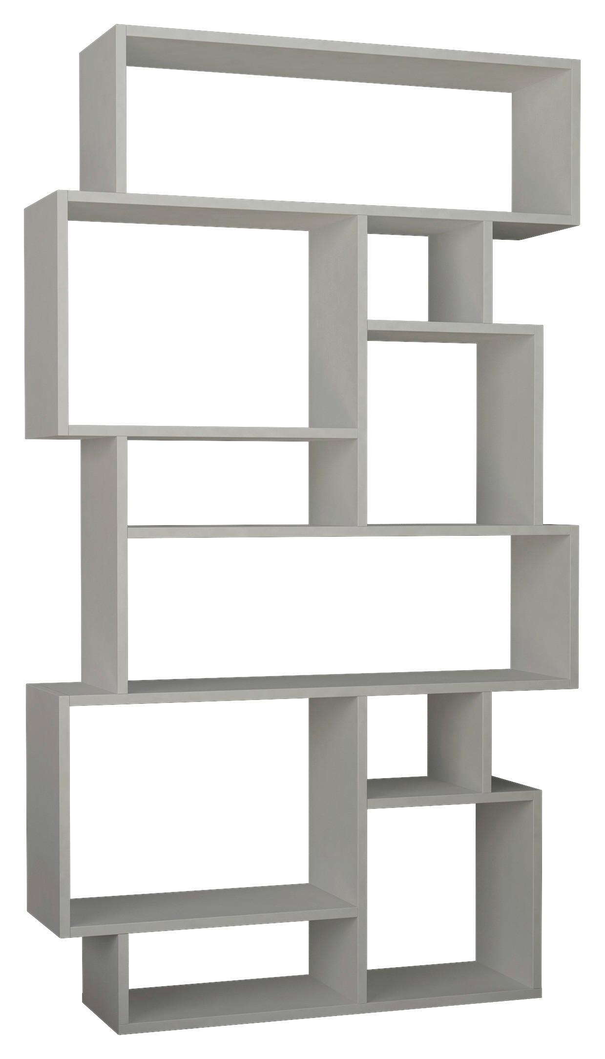 Knjižna Omara Karmato - bela, Design, leseni material (96/169/26cm) - Livetastic