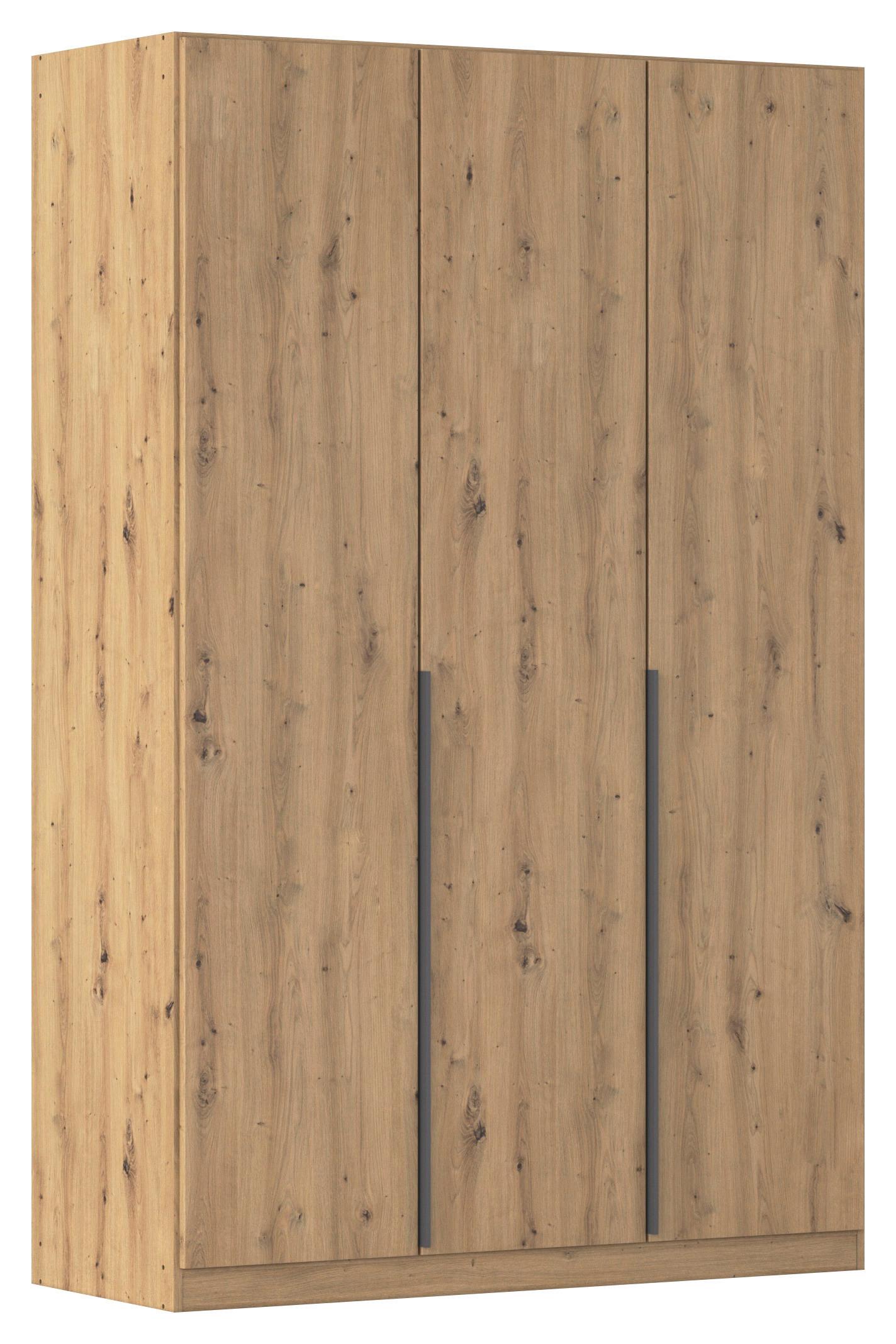 Ormar S Klasičnim Vratima Alabama - siva/hrast Artisan, Moderno, drvni materijal (136/229/54cm) - Modern Living