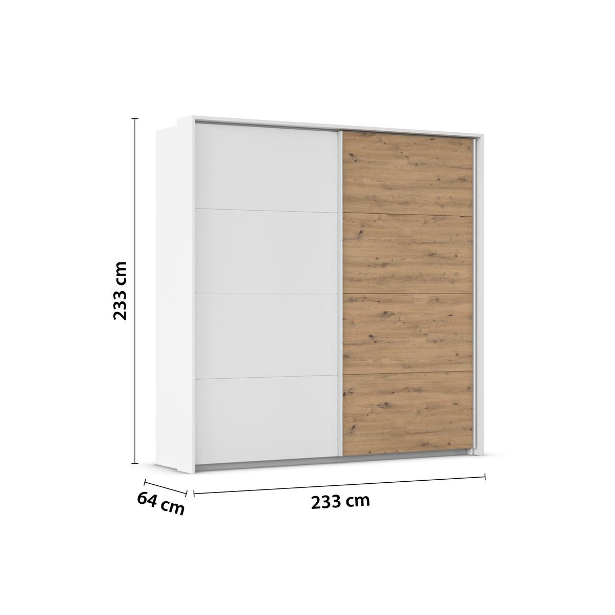 RAMA PENTRU DULAP FELDKIRCH - alb, Modern, material pe bază de lemn (233/233/64cm) - Luca Bessoni