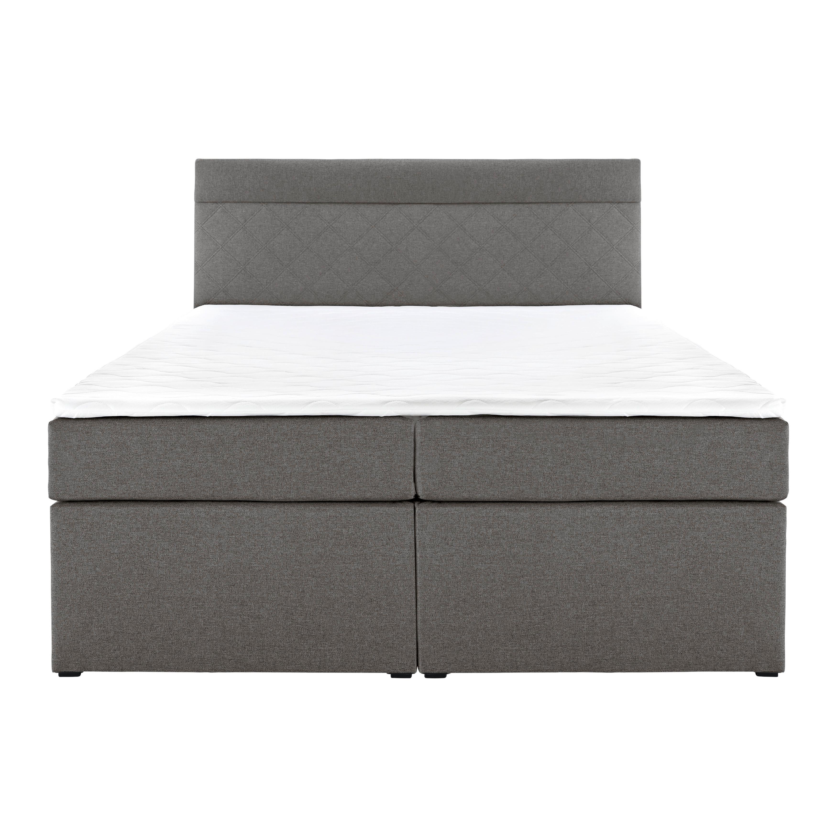 BOXSÄNG ROSA - grå/svart, Modern, trämaterial/trä (140/200cm) - Bessagi Home