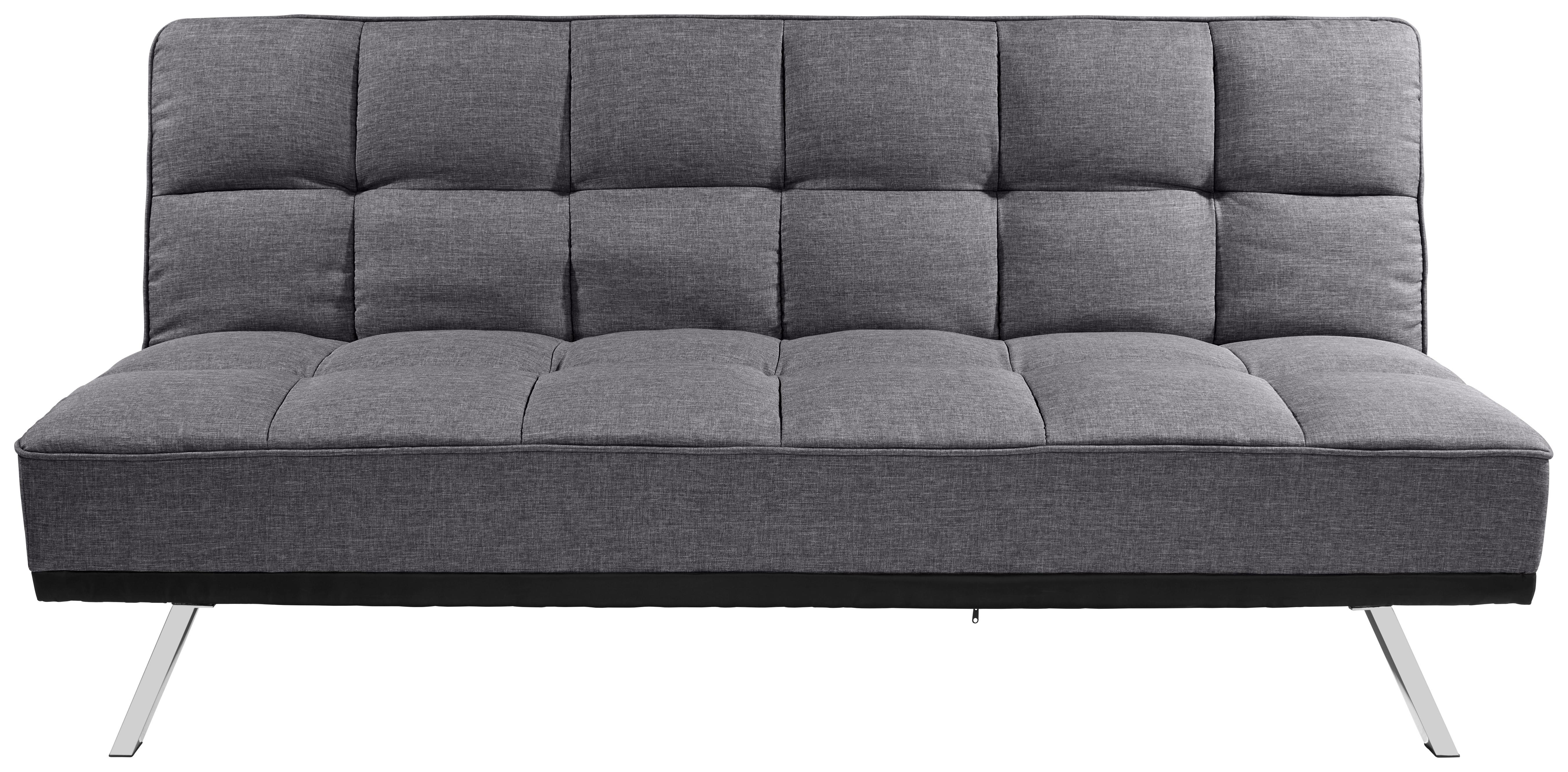 Zofa S Posteljno Funkcijo Roma, Antracit - barve nerjavečega jekla/antracit, Basics, kovina/tekstil (179/84/96cm) - Mömax