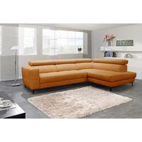 Sarokkanapé Emma - sárga, Modern, textil (301/210cm) - Premium Living