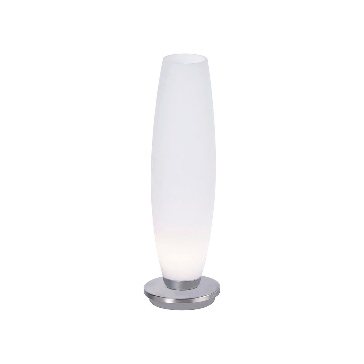 LED-Tischleuchte 4027-55 max. 1xG9,3 Watt - Weiß/Nickelfarben, KONVENTIONELL, Glas/Metall (11/11/34cm) - Paul Neuhaus