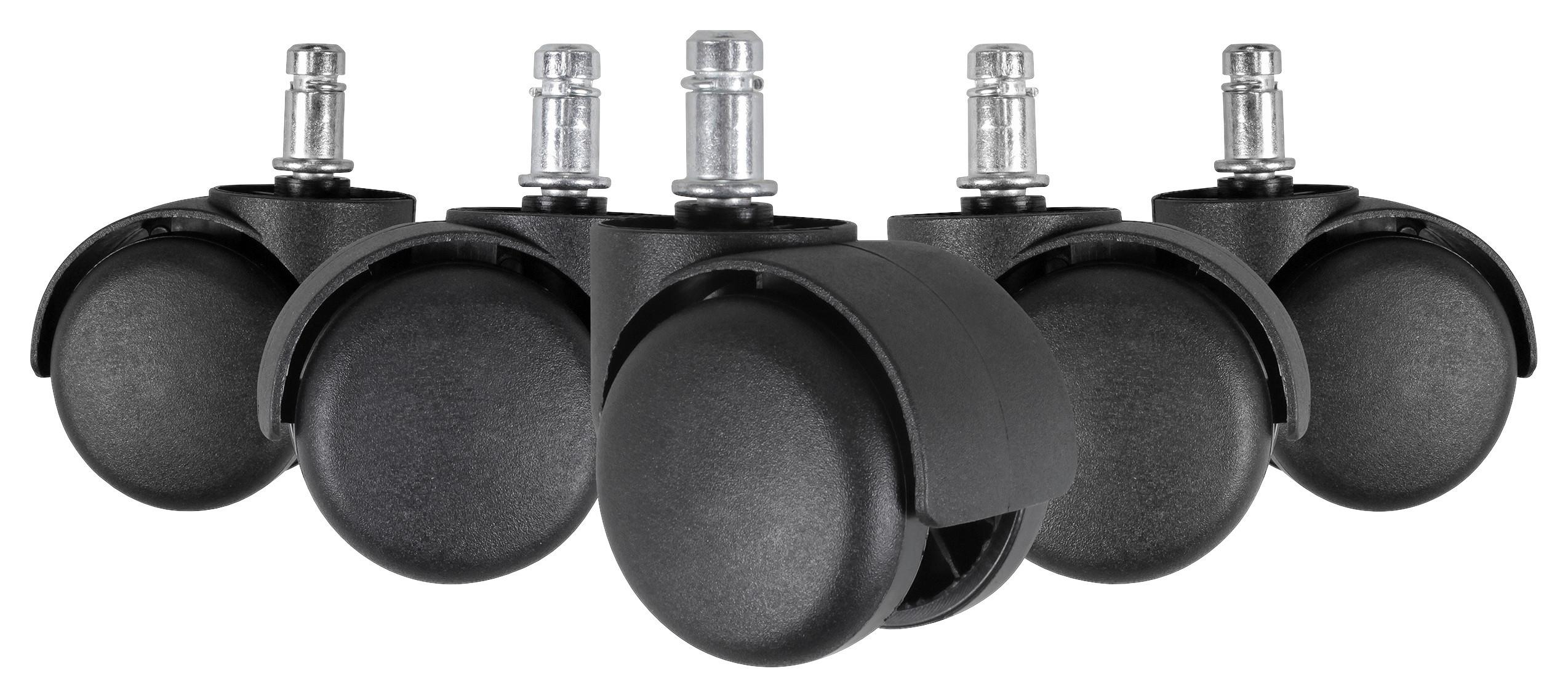 Kolesce Za Vrtljivi Stol Spm1.914 - črna, Basics, umetna masa (5cm) - MID.YOU