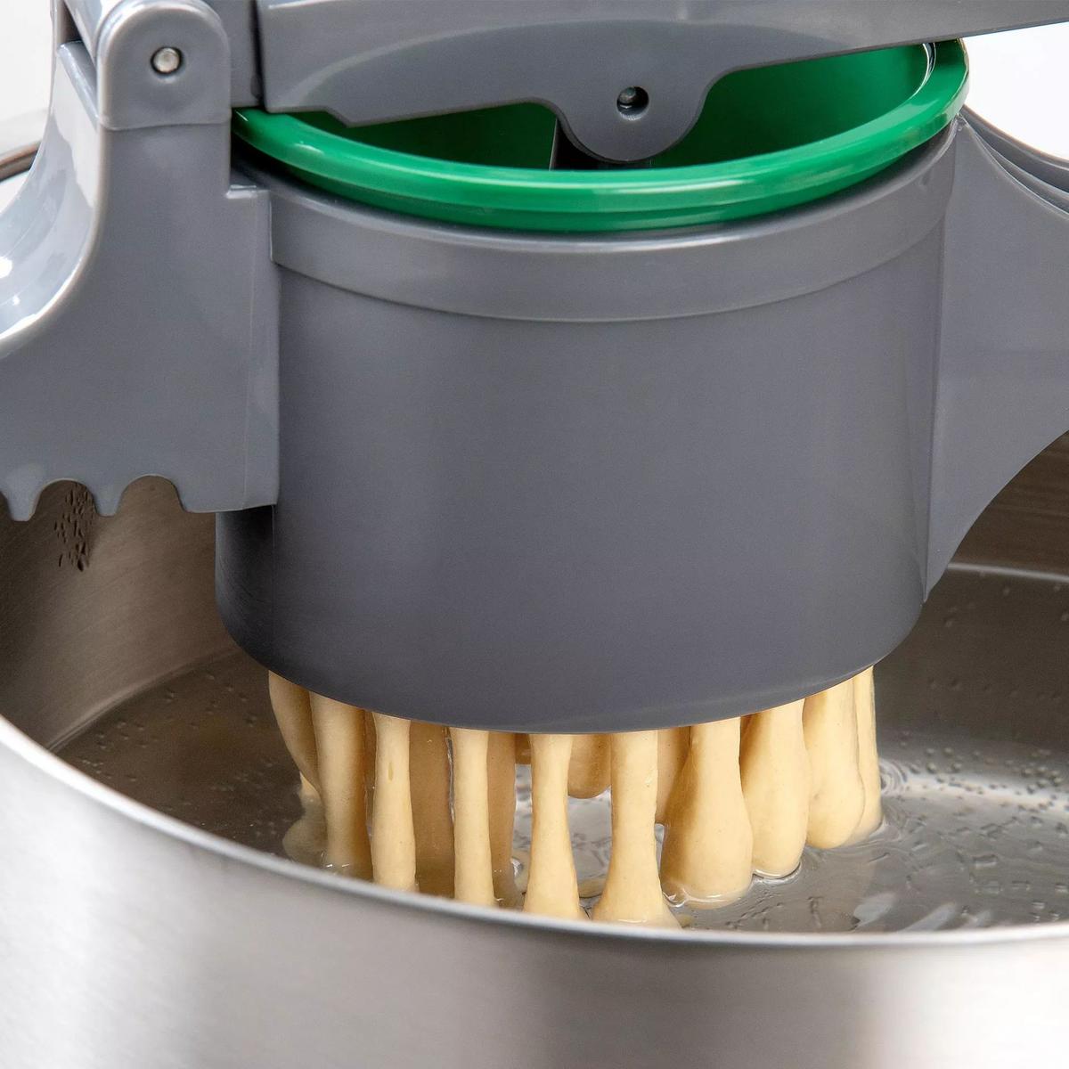 PRASA DO ZIEMNIAKÓW 23435 - zielony/ciemnoszary, Design, tworzywo sztuczne/metal (35cm) - Chefkoch+Fackelmann