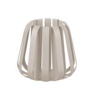 Windlicht Luisa in Sandfarben - Sandfarben, ROMANTIK / LANDHAUS, Metall (12/10,5cm) - Mömax