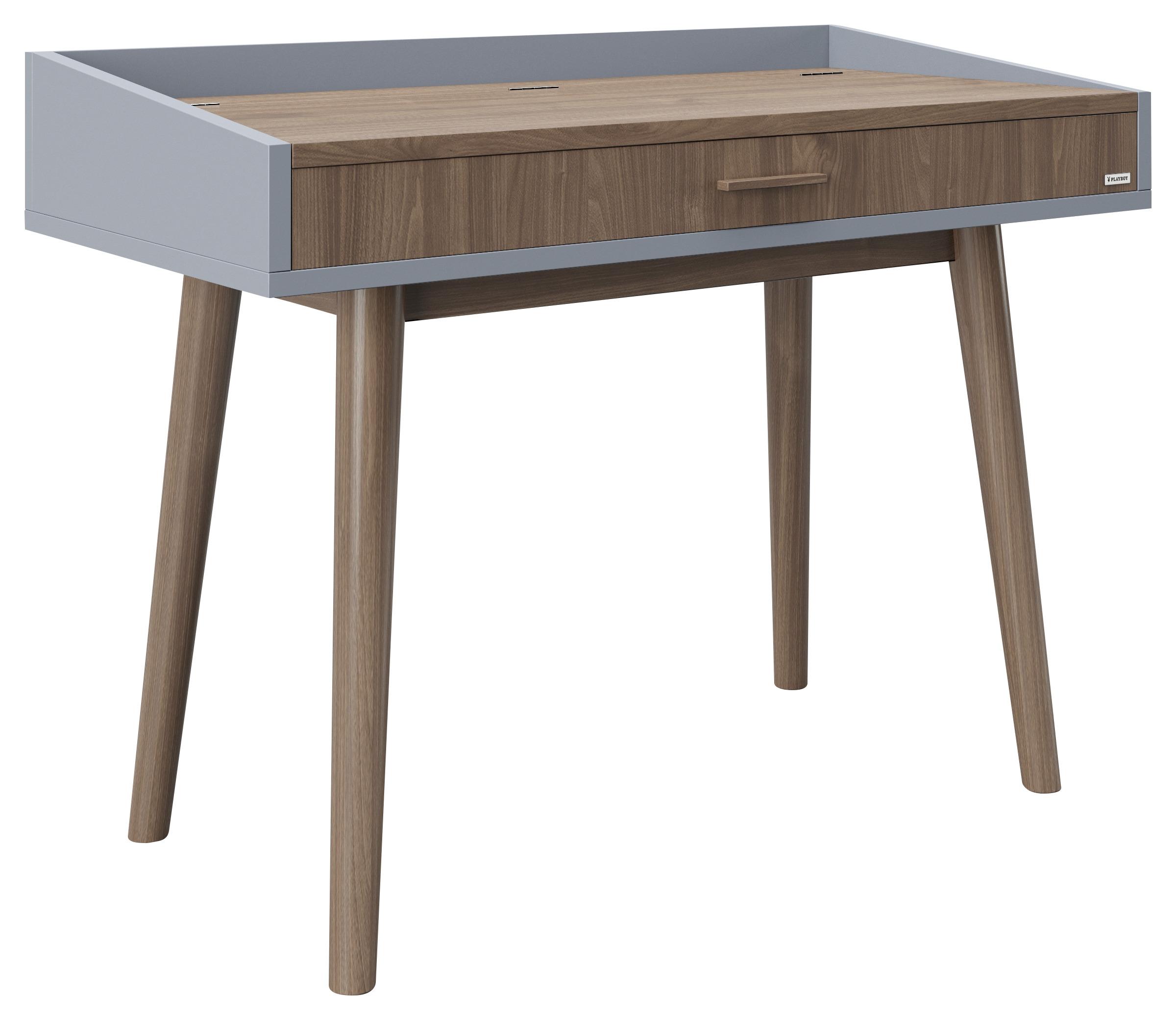 Schminktisch Henriette ca. 100x75x50 cm Nussbaumfarb. - Nussbaumfarben, KONVENTIONELL, Holzwerkstoff (100/75/50cm) - Playboy