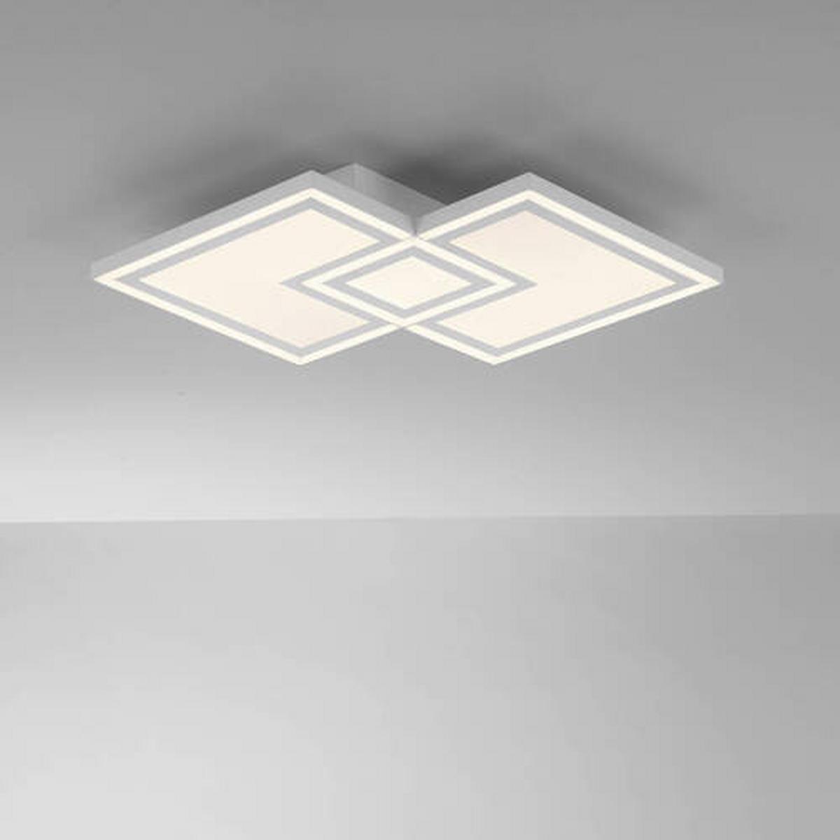 LED-Deckenleuchte Bedging max. 40 Watt - Kunststoff/Metall (40/40/6cm)