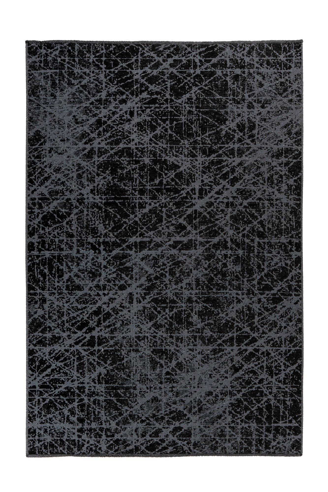 Flachwebeteppich Kalea 225 Grau 120x170 - Grau, Basics, Textil (120/170cm) - Kayoom