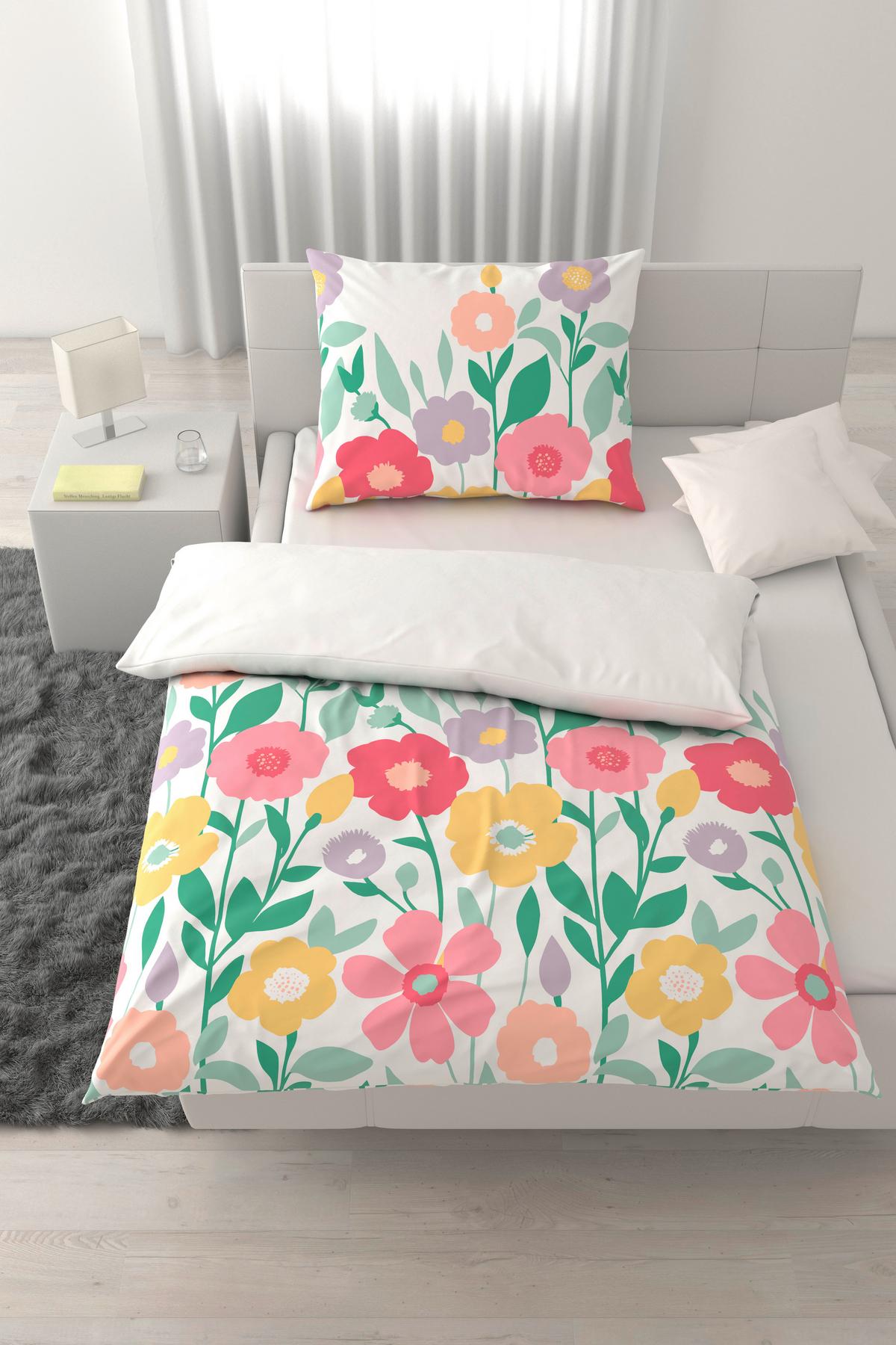 Bettwäsche Hannah Multicolor ca. 140x200cm - Multicolor, Textil (140/200cm) - Mömax