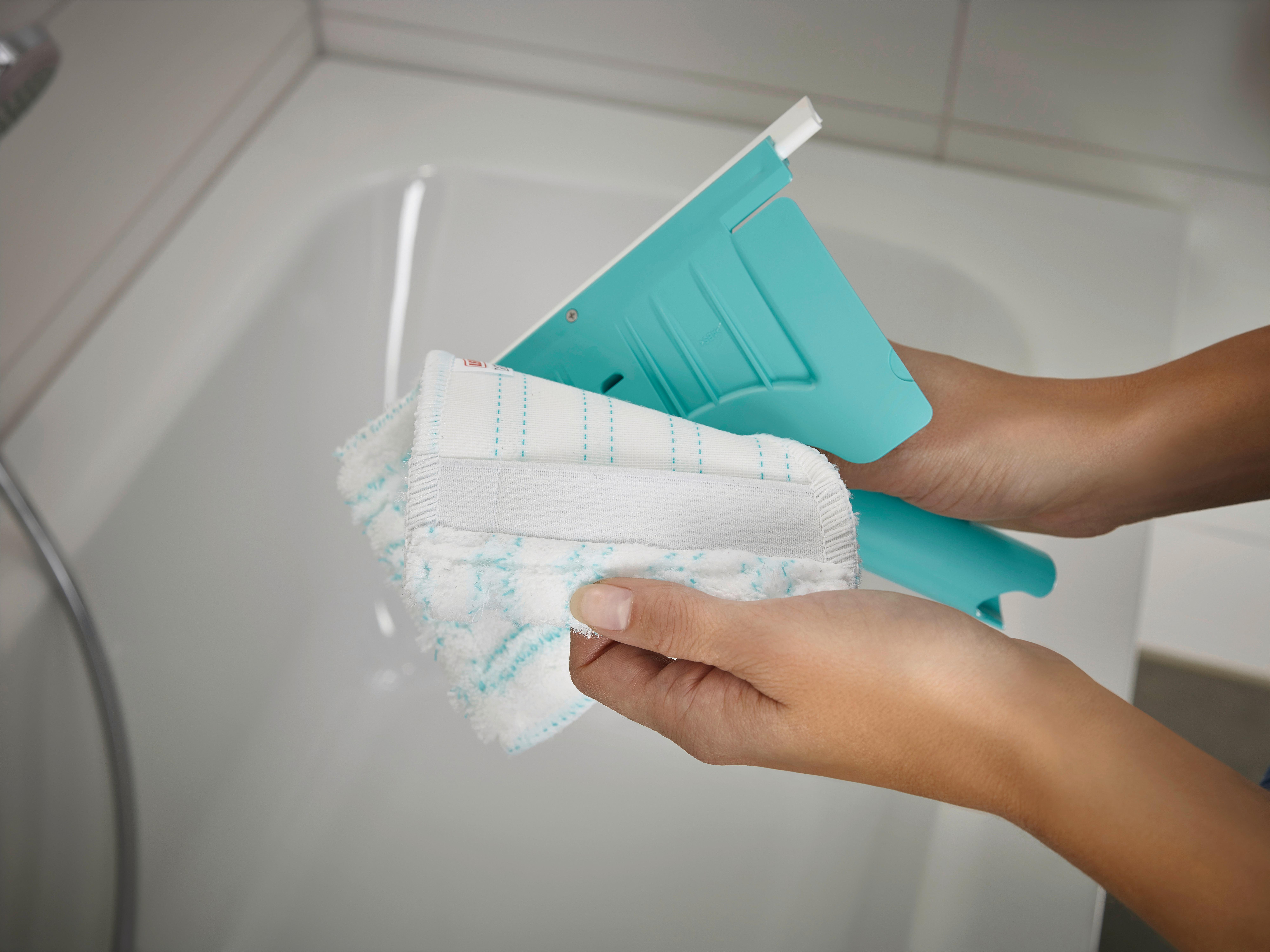Csempe- És Faltisztító Leifheit Flexipad - türkiz/fehér, műanyag/textil (30,5/19,5/4,5cm) - Leifheit