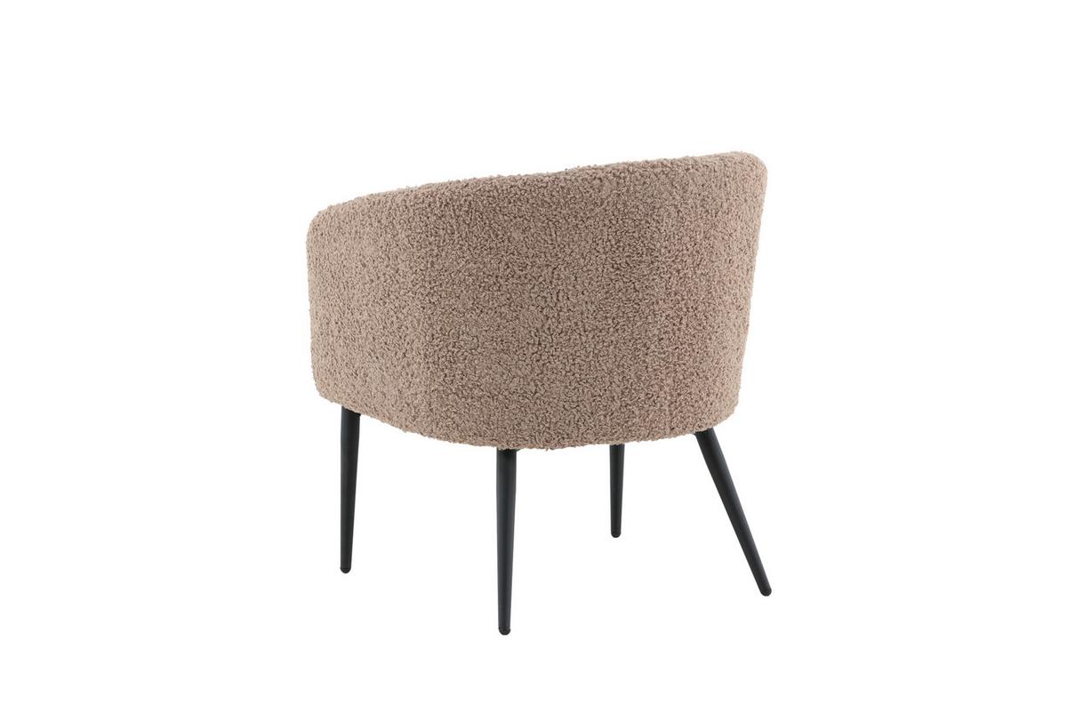 SESSEL FLUFFY - Design, Textil/Metall (83/70/64cm) - Livetastic