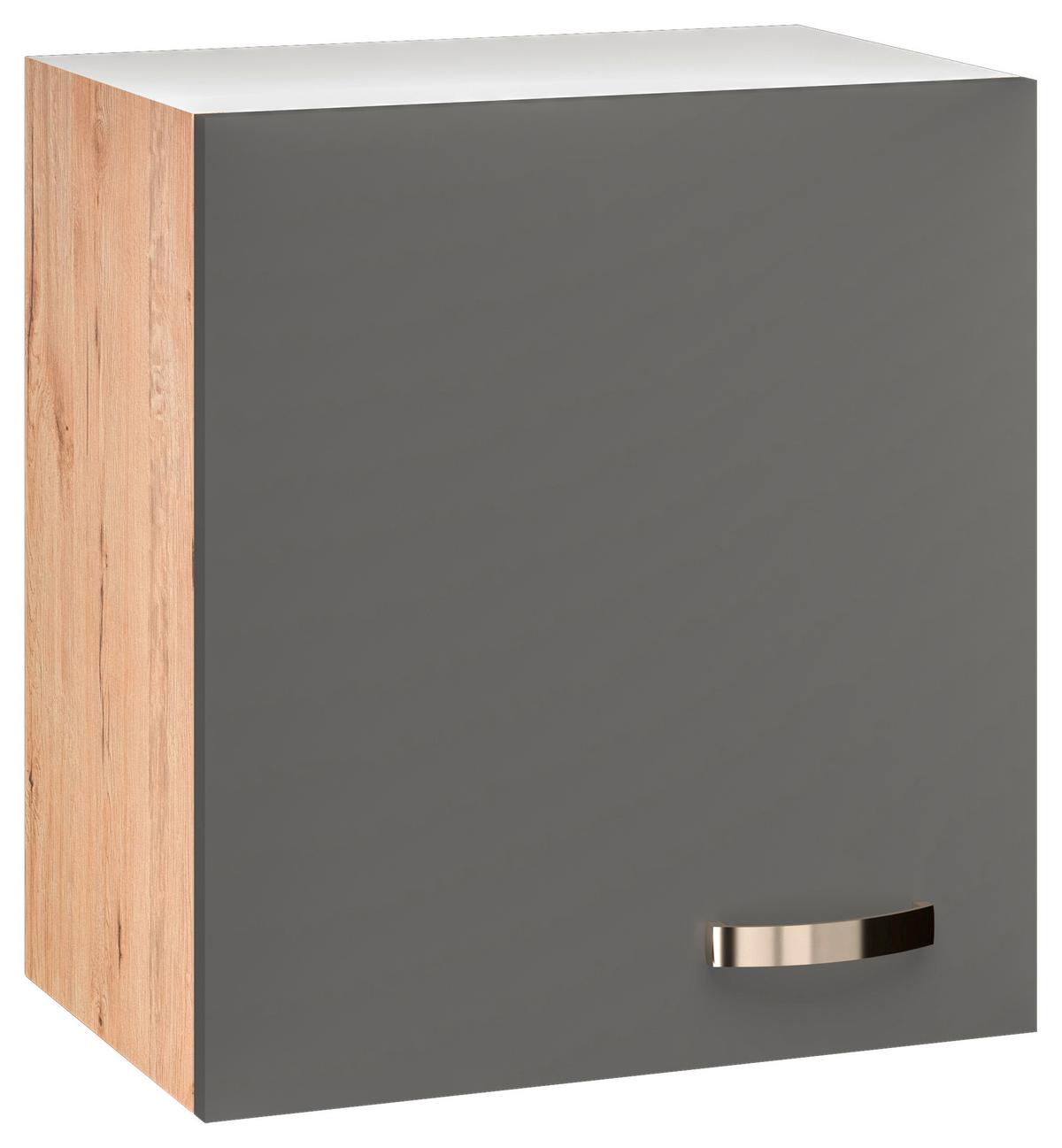 Corp superior de bucătărie SHADOW   H50 - gri închis/stejar San Remo, Modern, material pe bază de lemn (50/54/32cm)