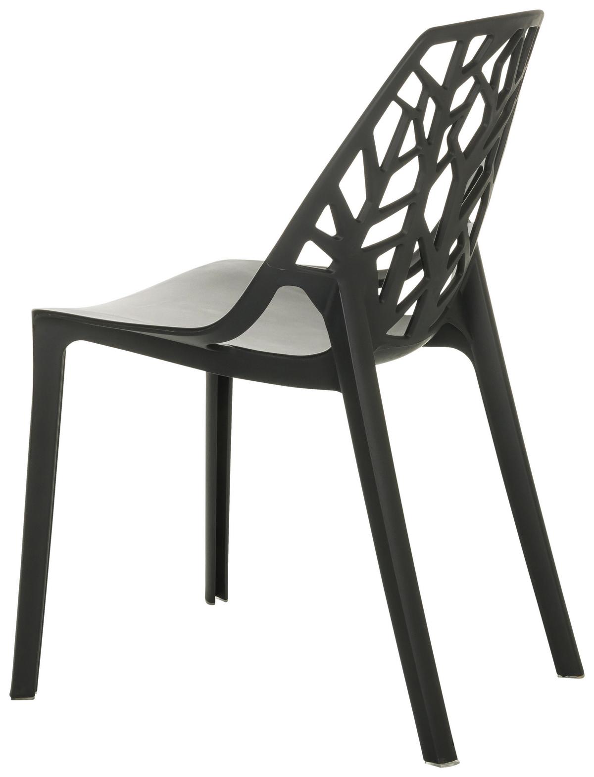 Stol Artifo Tri, Črna - črna, Basics, umetna masa (47/80/56cm) - MID.YOU