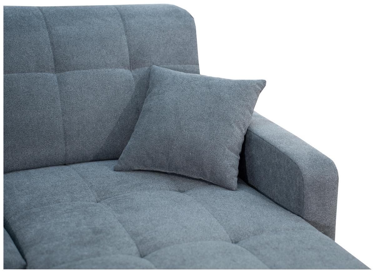 Kutna Garnitura Lars - prirodne boje/boje petroleja, Design, tekstil/drvo (223/161cm) - Best Price
