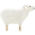 Dekoschaf Lisi - Weiß, Holz/Textil (52,5/42cm) - MÖMAX modern living