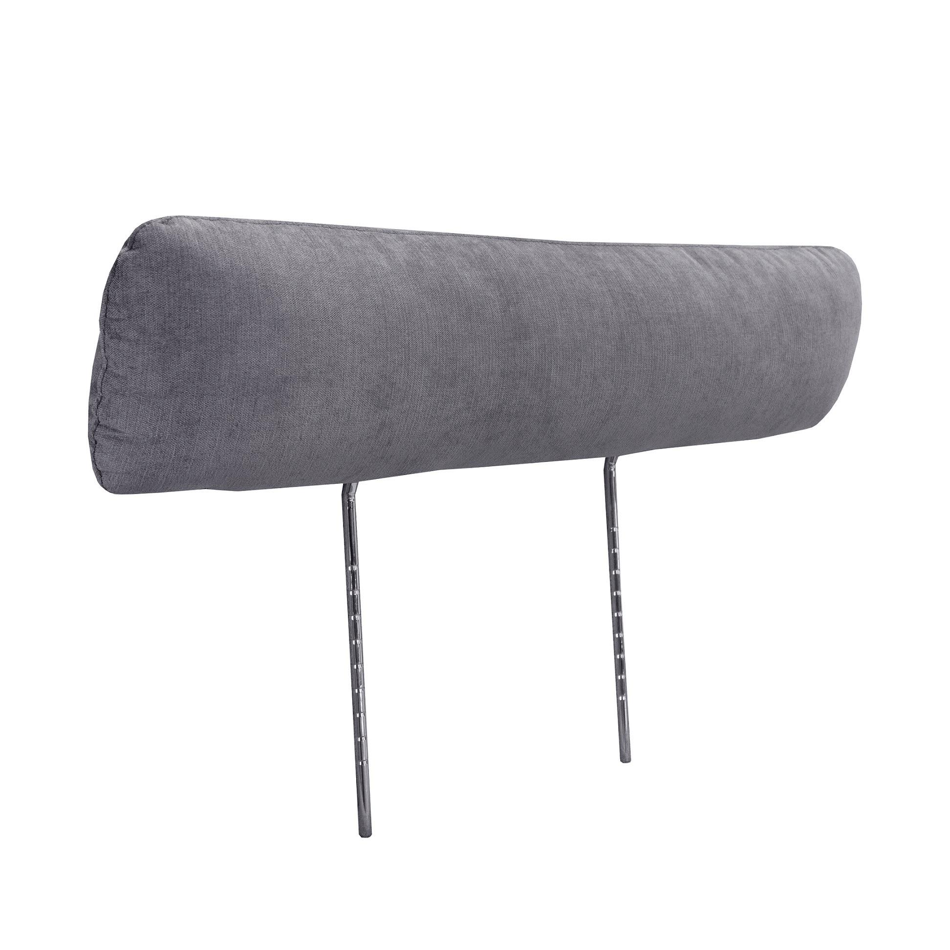 Fejtámla Baden - szürke, Design, textil/fém (82/20/15cm) - Premium Living