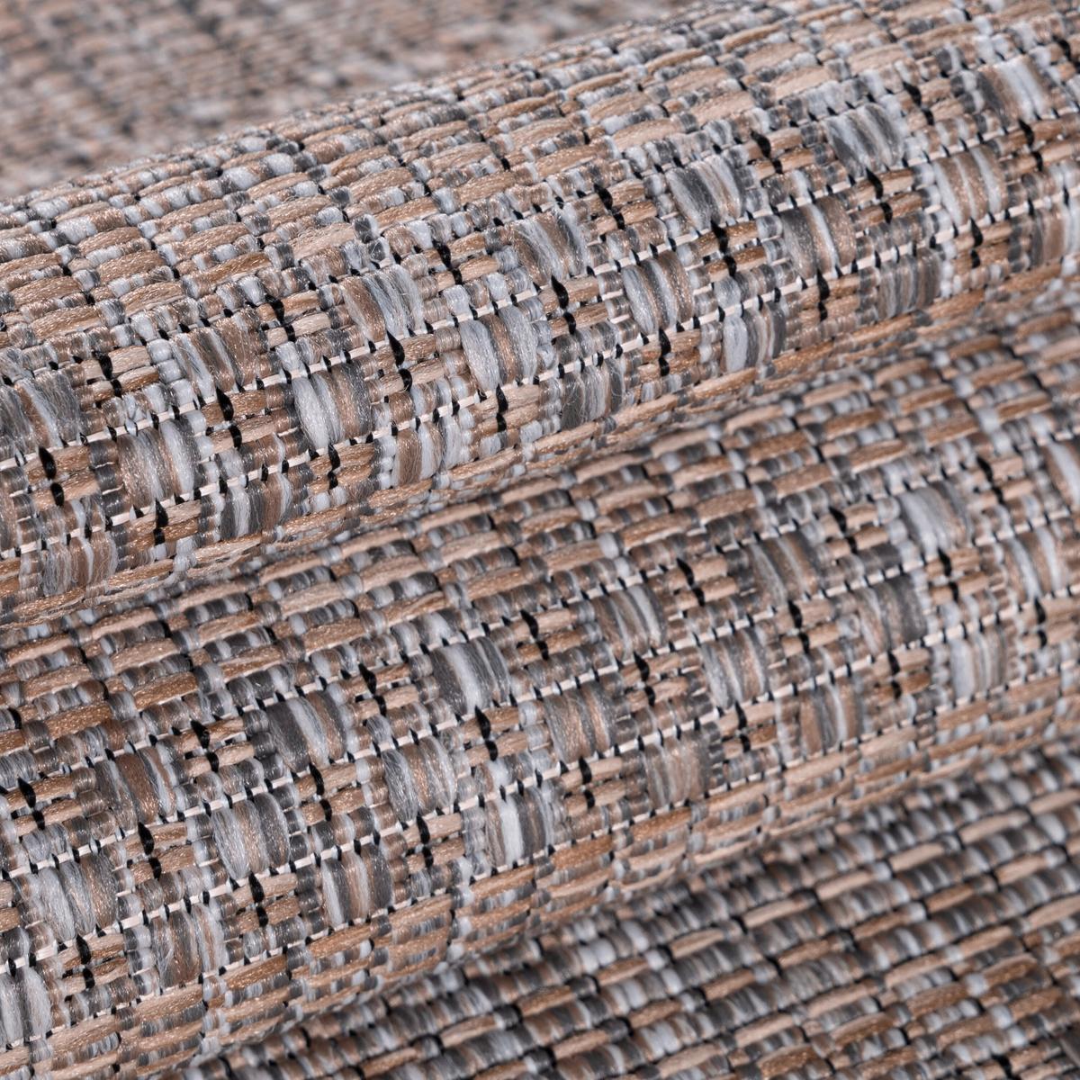 Outdoorteppich Zagora Grau/Beige ca. 140x200cm - Beige/Grau, Basics, Textil (140/200cm) - Novel