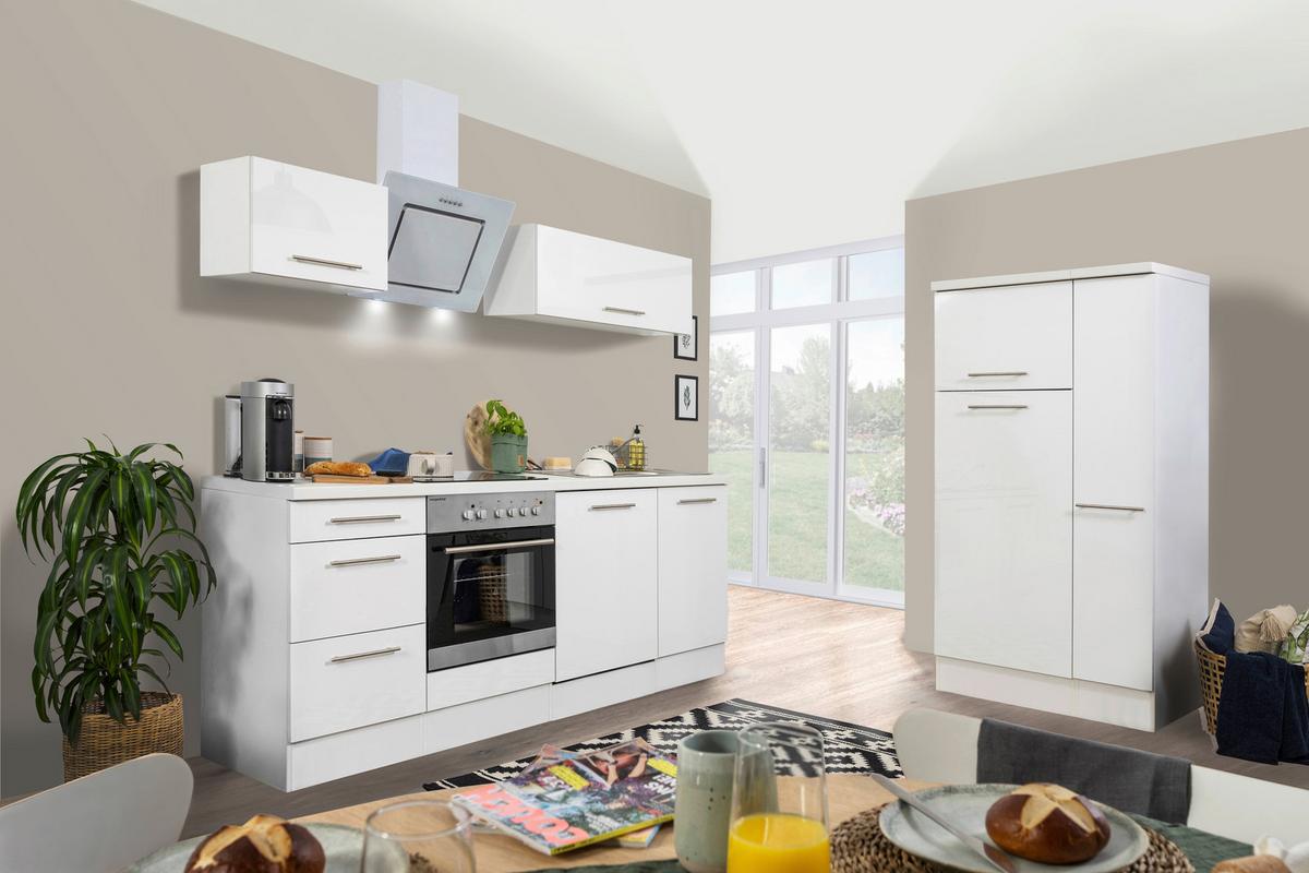 Respekta Küchenzeile mit Geräten 310 cm Weiß online kaufen ➤ mömax