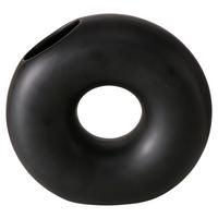Dekorativna Vaza Mellery Ii - črna, Basics, keramika (21/19/8cm) - Modern Living